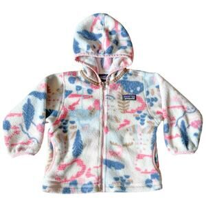 Patagonia Kids Fleece Jacket - Blue, Pink, Cream